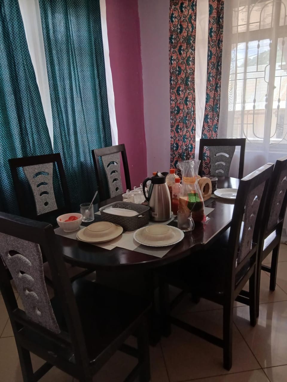Dining area, Breakfast
