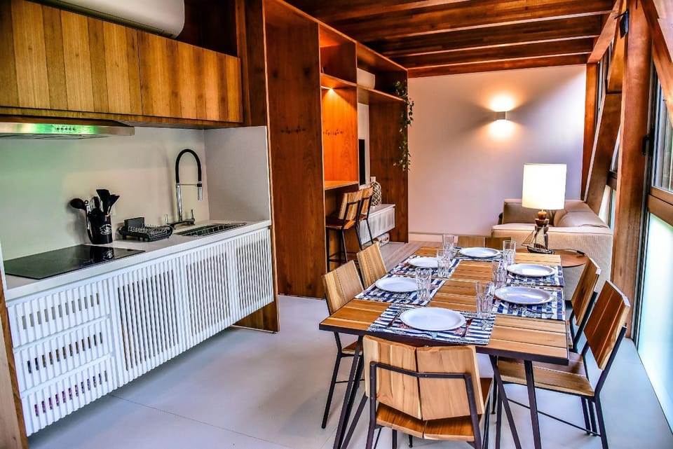 Kitchen or kitchenette, Living room, Dining area