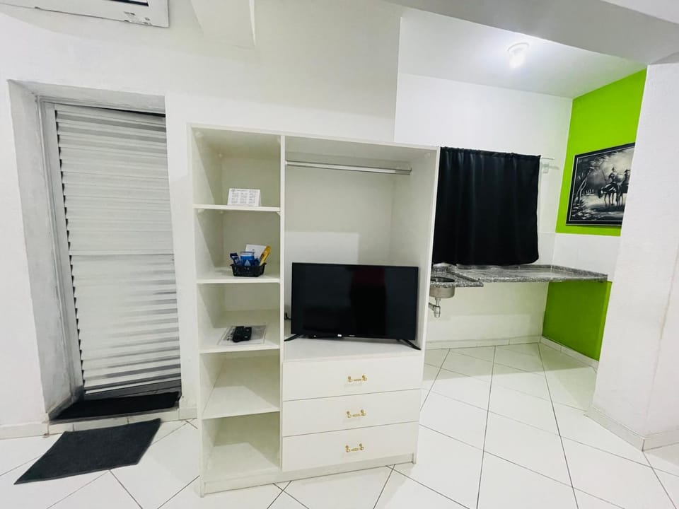 TV and multimedia, wardrobe, air conditioner