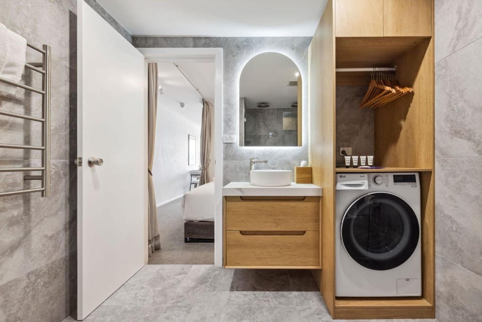 Bathroom, laundry
