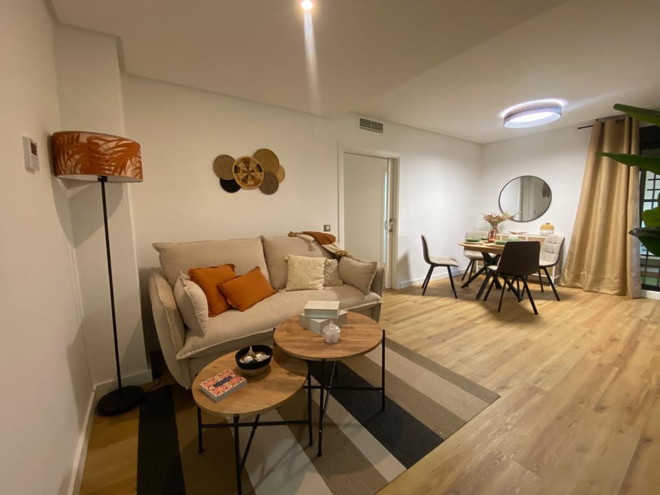 Living room, Seating area, Dining area