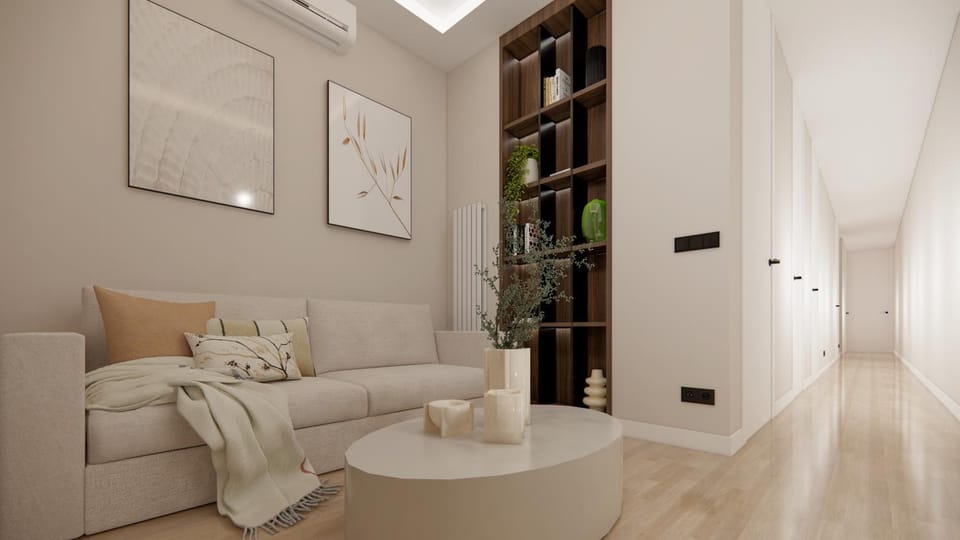 Living room, internet