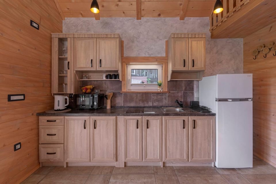 Coffee/tea facilities, Kitchen or kitchenette, stove