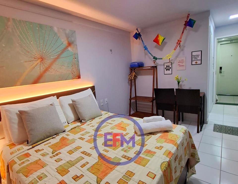Suíte-PontaNegra Beach-EFM108 Apartment in Parnamirim