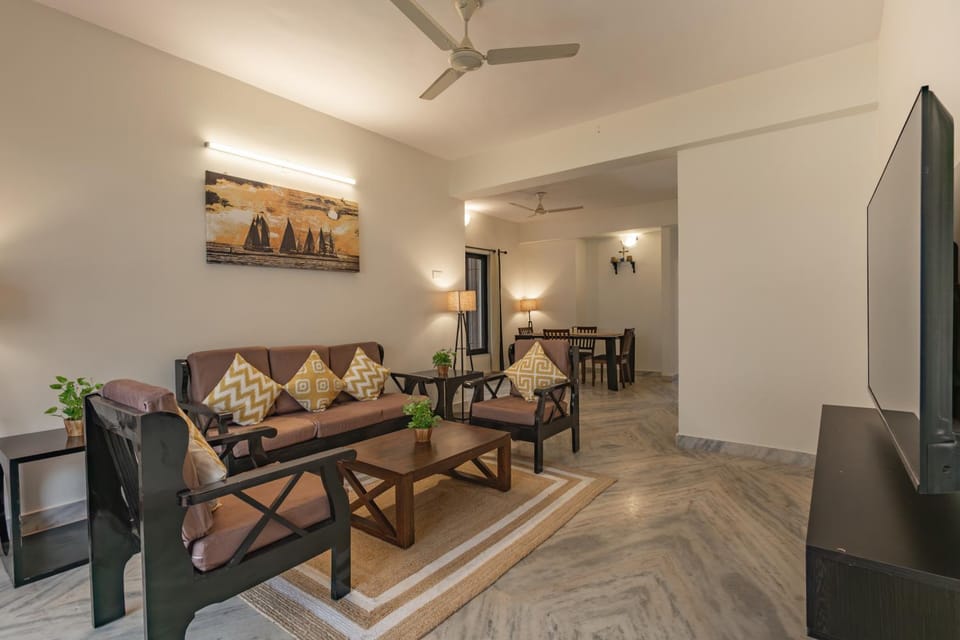 Spacious 2BHK 5 Min Walk To Zalor Beach Apartment in Goa, India