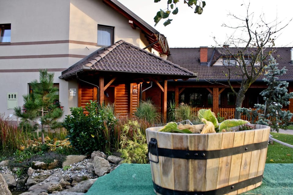 Property building, Garden view