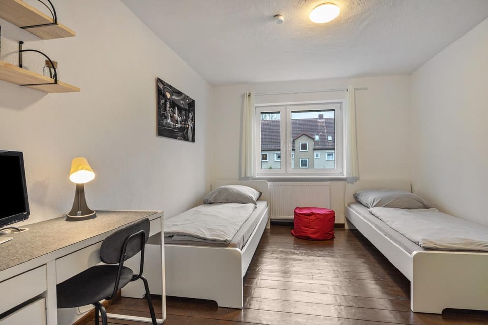 Property building, Living room, Bedroom