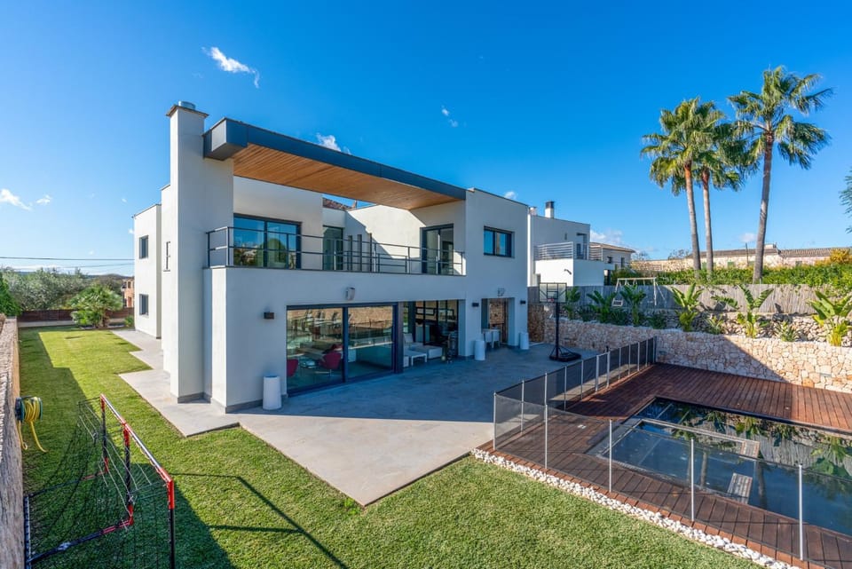 Property building, Living room, Swimming pool