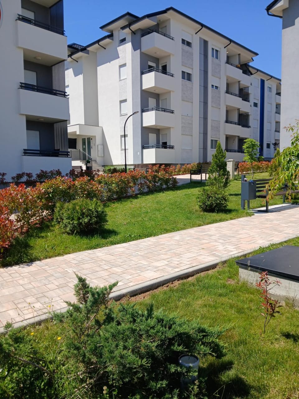 Property building, Garden view