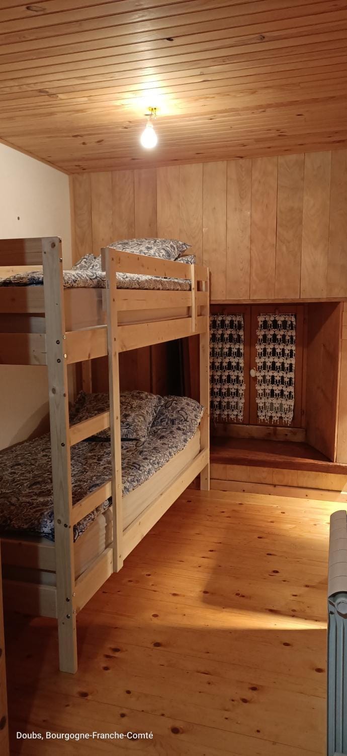Bed, Photo of the whole room, Bedroom, bunk bed