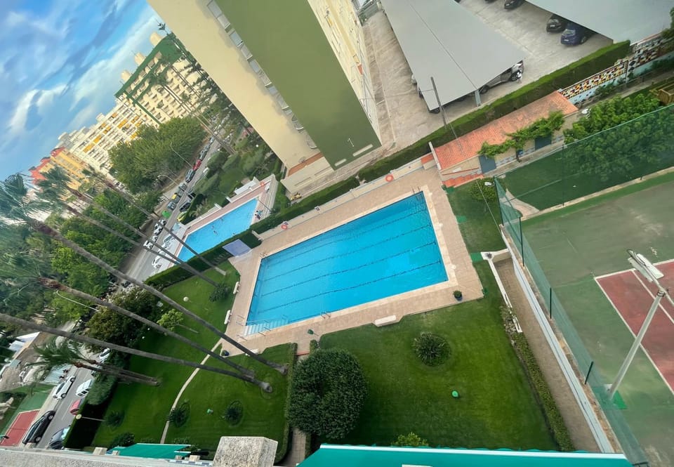 Pool view, Swimming pool