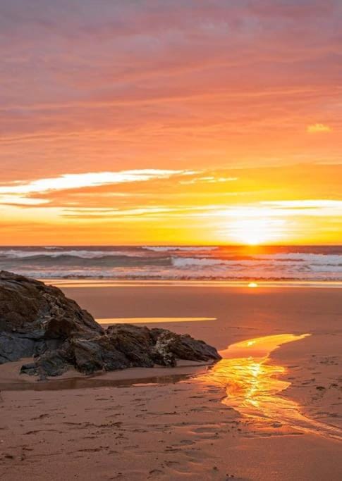 Beach, Sea view, Sunrise, Sunset