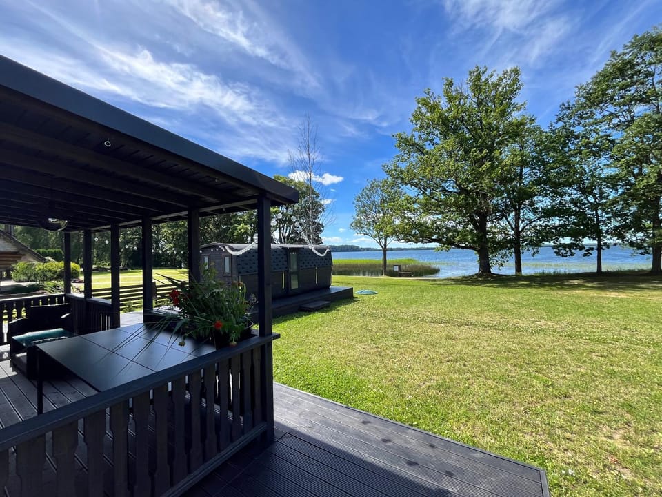 Patio, Natural landscape, Garden view, Lake view