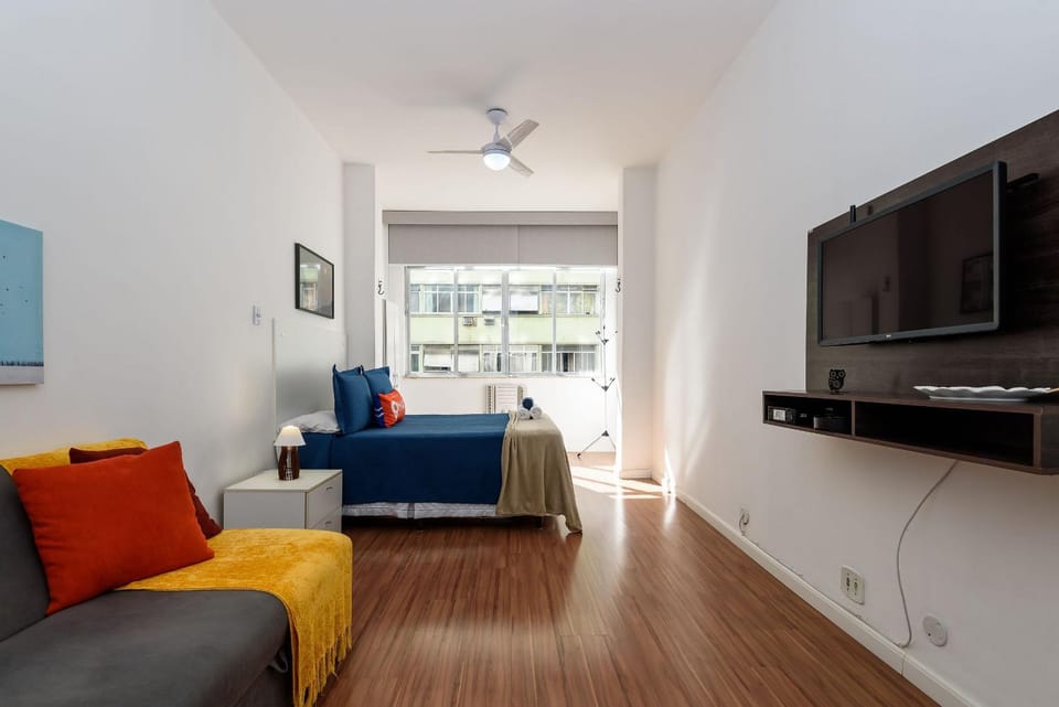 Side-Sea View Studio 160m to Beach | PJ 135/411 Apartment in Rio de Janeiro