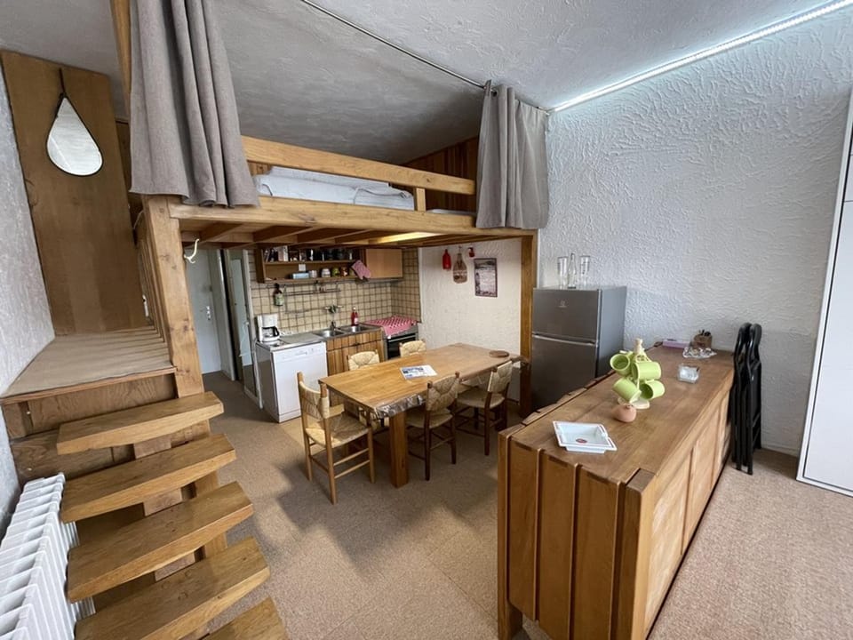 Studio spacieux 40m², pieds des pistes, wifi, équipements bébé, animaux admis, Laveissière - FR-1-787-58 Apartment in Auvergne-Rhône-Alpes