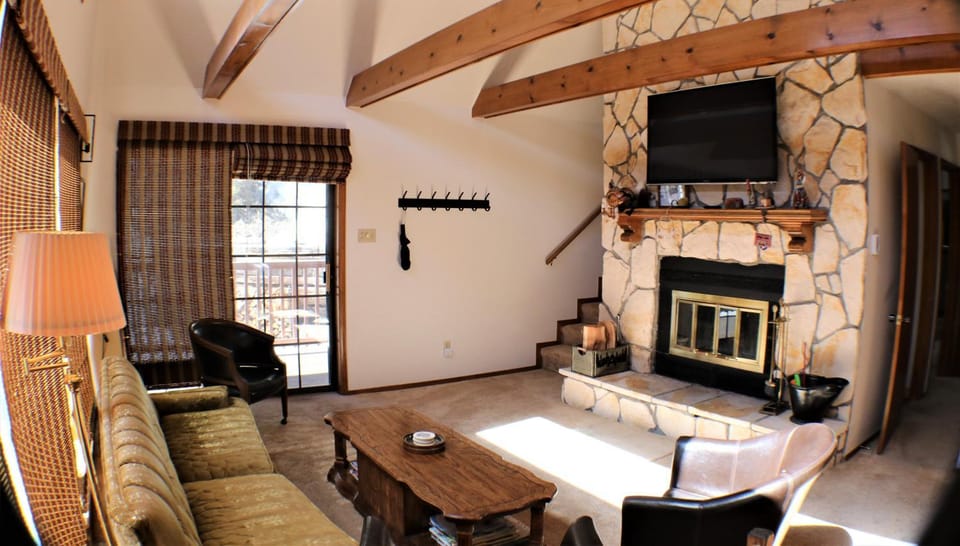 Day, TV and multimedia, Balcony/Terrace, Living room, Seating area, fireplace, furniture