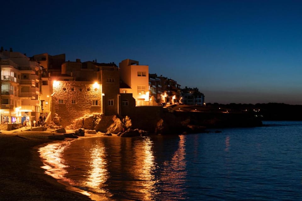 Night, Beach, Sea view