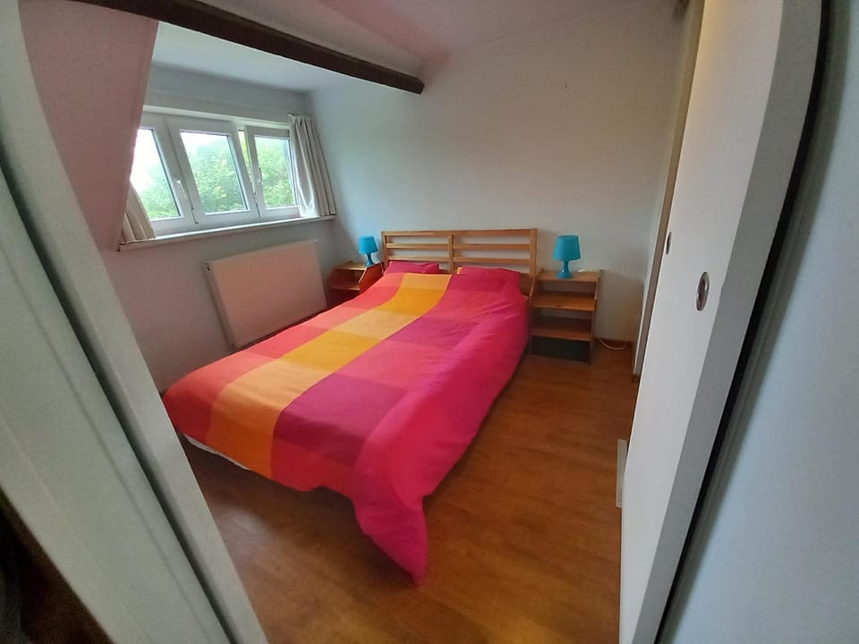 Bed, Photo of the whole room, Bedroom, cot, heating