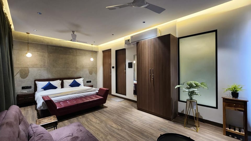 Bed, Photo of the whole room, Bedroom, wardrobe