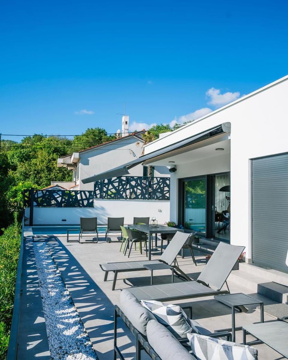 Casa Marta with Pool and Sea View Villa in Opatija