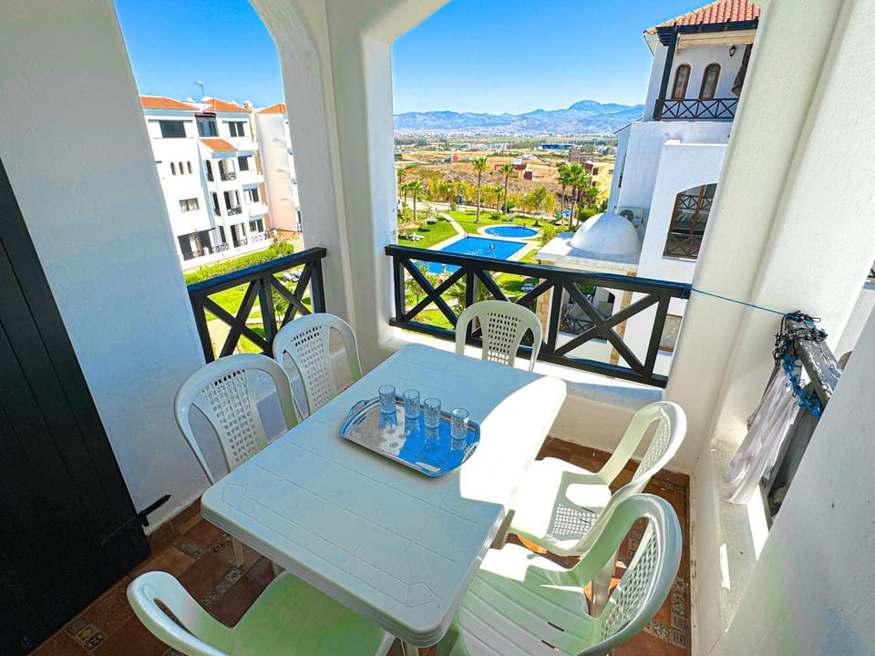 Patio, View (from property/room), Balcony/Terrace, Seating area, City view, Mountain view, Pool view, Sea view