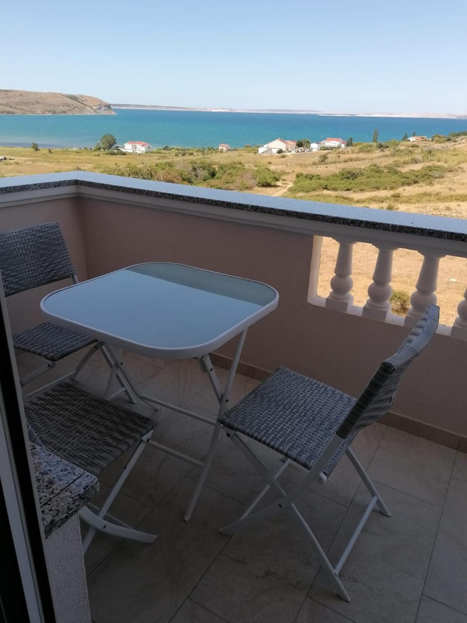 Day, Natural landscape, View (from property/room), Balcony/Terrace, Seating area, Sea view