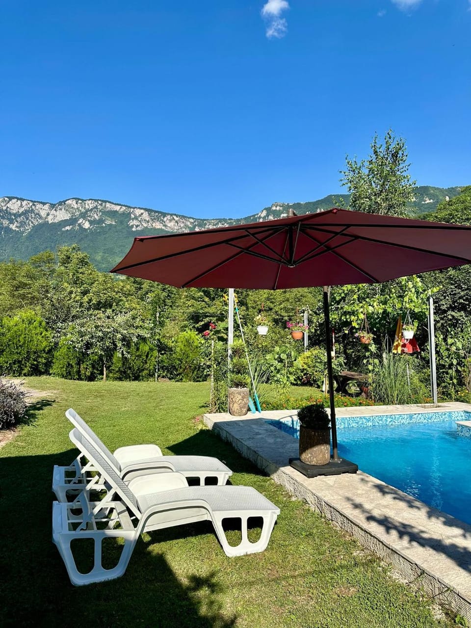 Natural landscape, Summer, Swimming pool