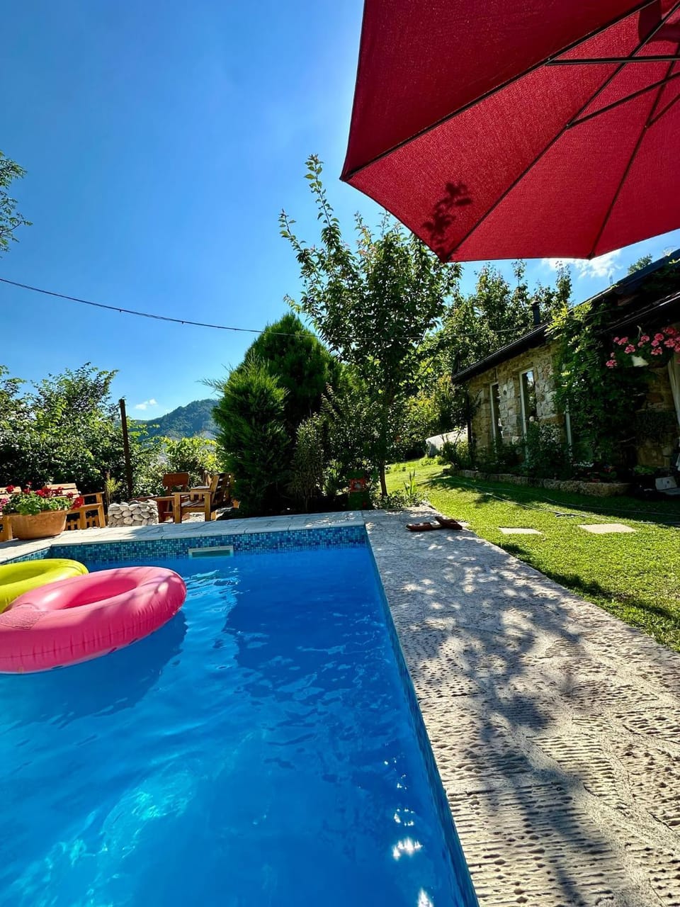 Natural landscape, Summer, Swimming pool