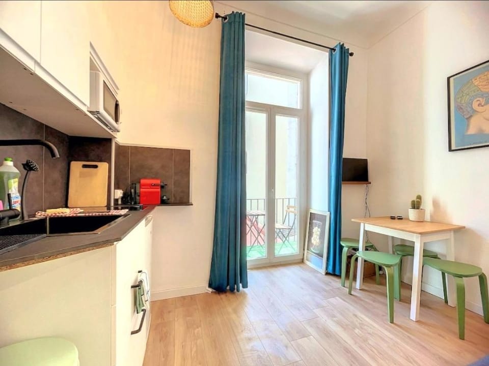 All new charming 1br hyper centre with balcony and AC Apartment in Nice