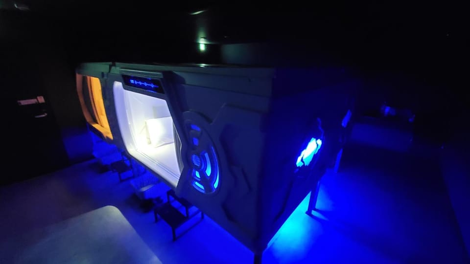 Hotel Galaxy Pod 北越谷店 Capsule hotel in Saitama Prefecture
