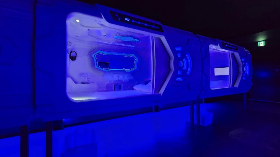 Hotel Galaxy Pod 北越谷店 Capsule hotel in Saitama Prefecture
