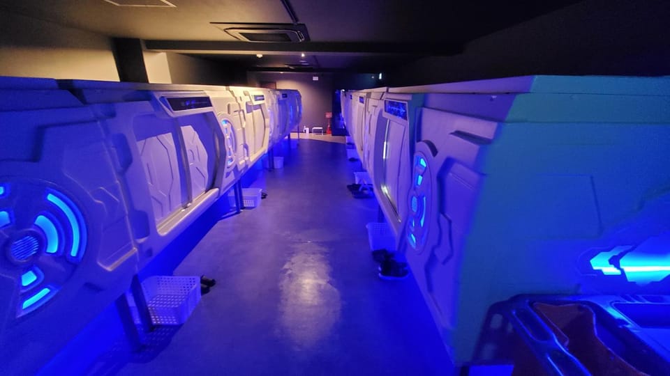 Hotel Galaxy Pod 北越谷店 Capsule hotel in Saitama Prefecture