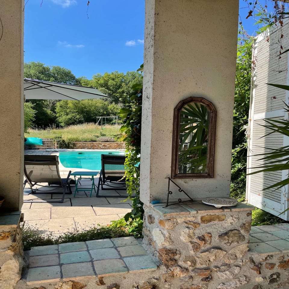 Patio, Garden, Balcony/Terrace, Pool view, Swimming pool, Swimming pool, sunbed