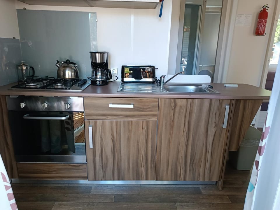 Mobil-home en pleine Nature Campground/ 
RV Resort in Pays de la Loire