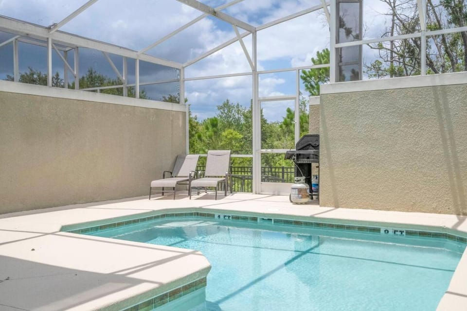 Pool view, sunbed