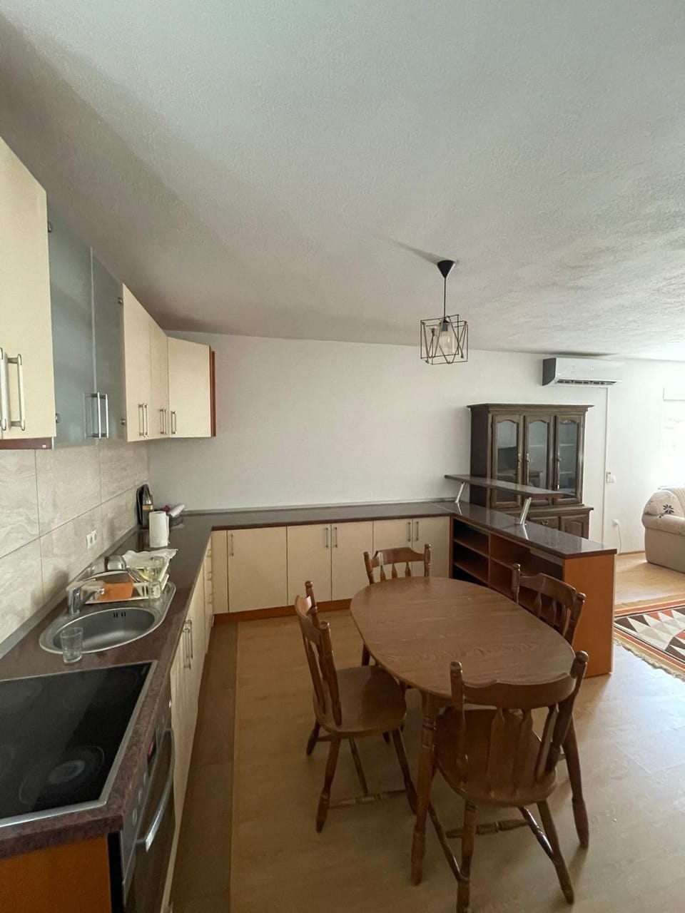 Kitchen or kitchenette, Living room, Lounge or bar, minibar, stove