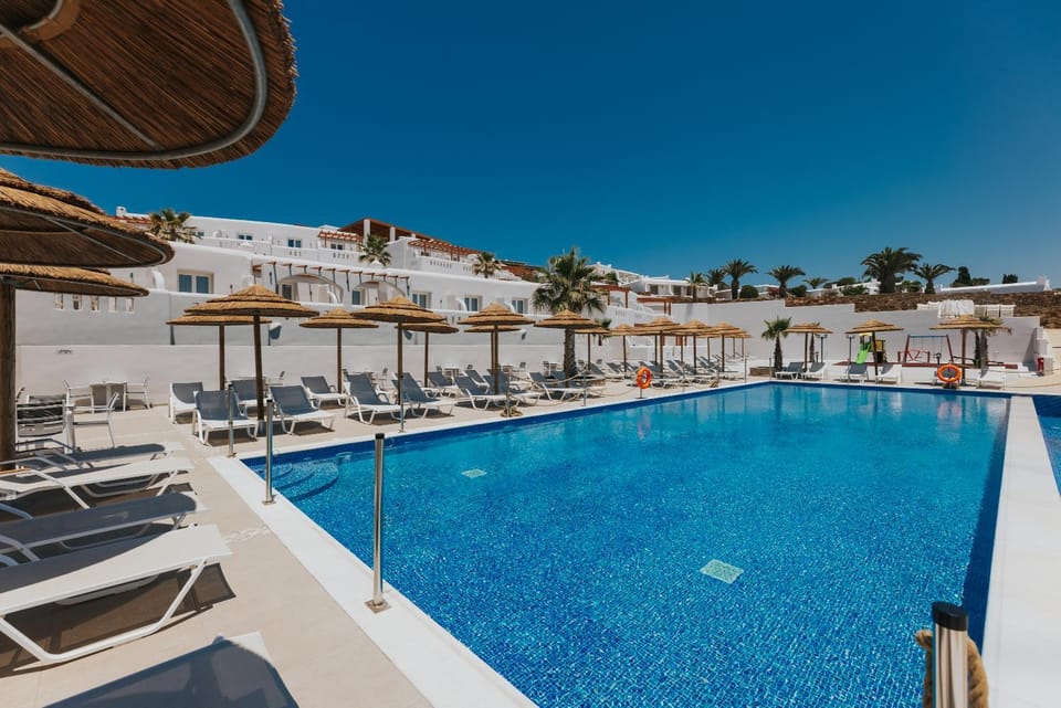 Pool view, sunbed