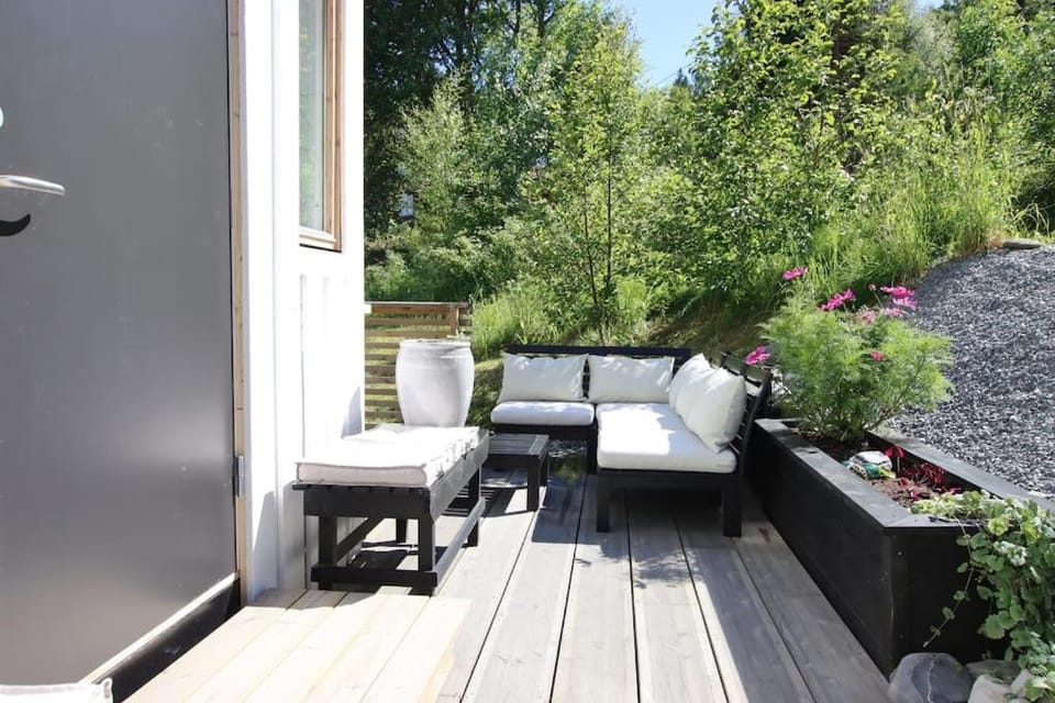 Patio, Facade/entrance, Balcony/Terrace, Seating area