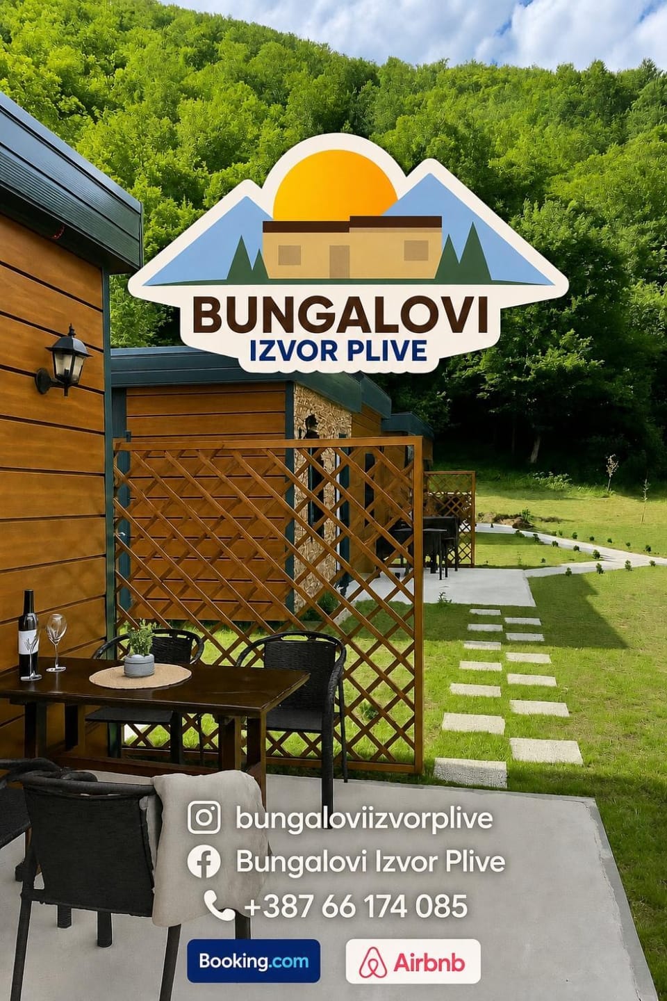 Bungalovi Izvor Plive Villa in Bosnia and Herzegovina