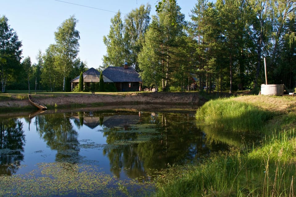 Natural landscape, Garden, Lake view, Open Air Bath