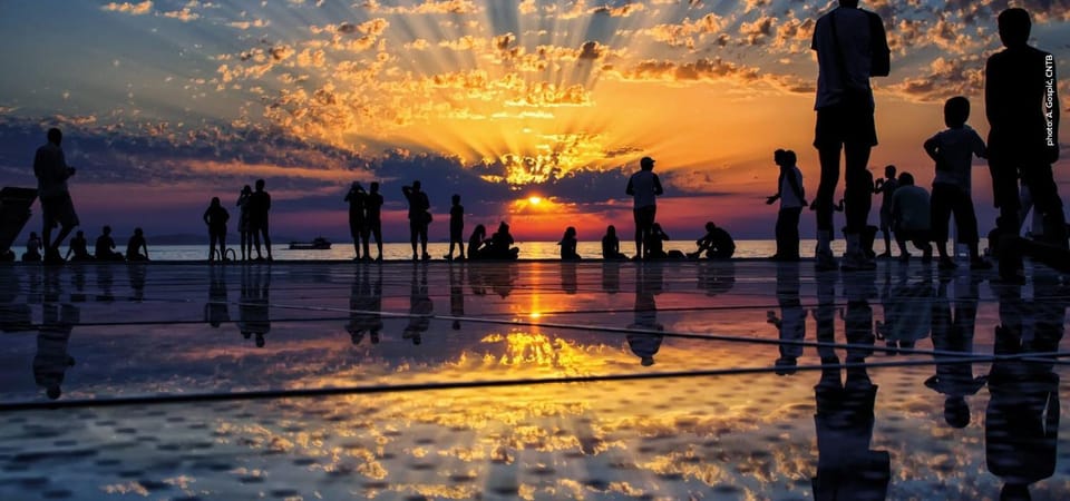 People, Sea view, Sunset, group of guests