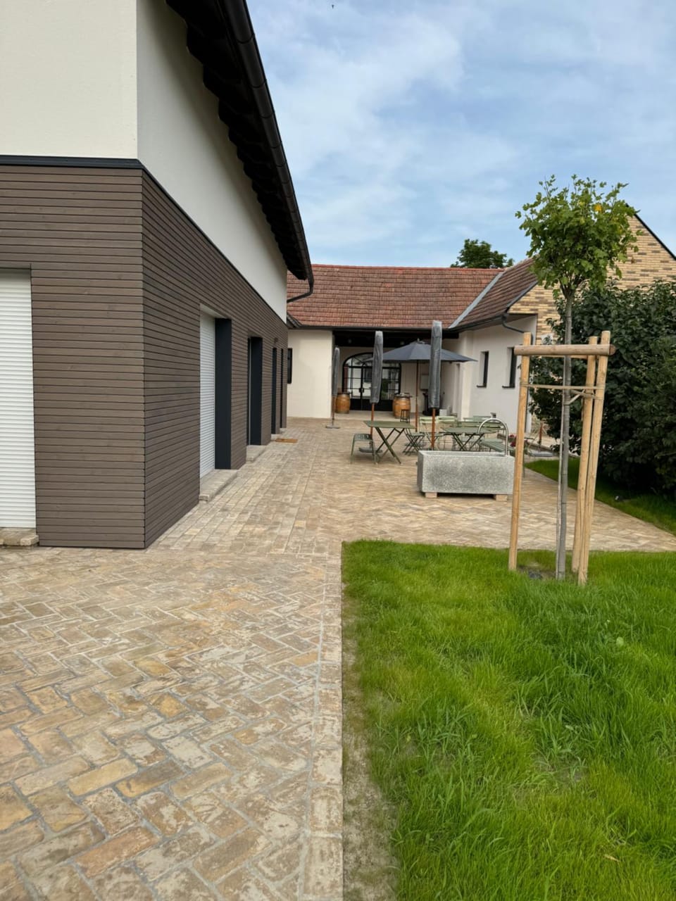 Property building, Patio, Garden view