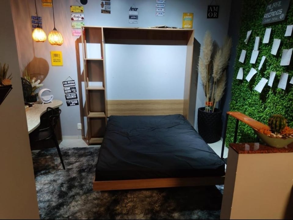 Bed, Living room, Photo of the whole room, Seating area, Bedroom