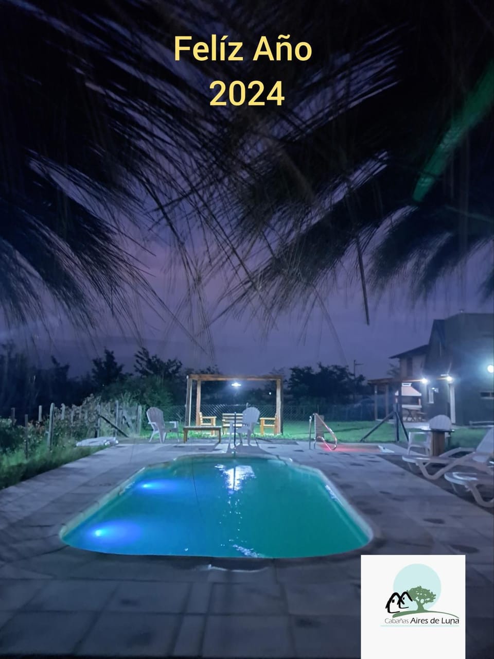 Night, Swimming pool