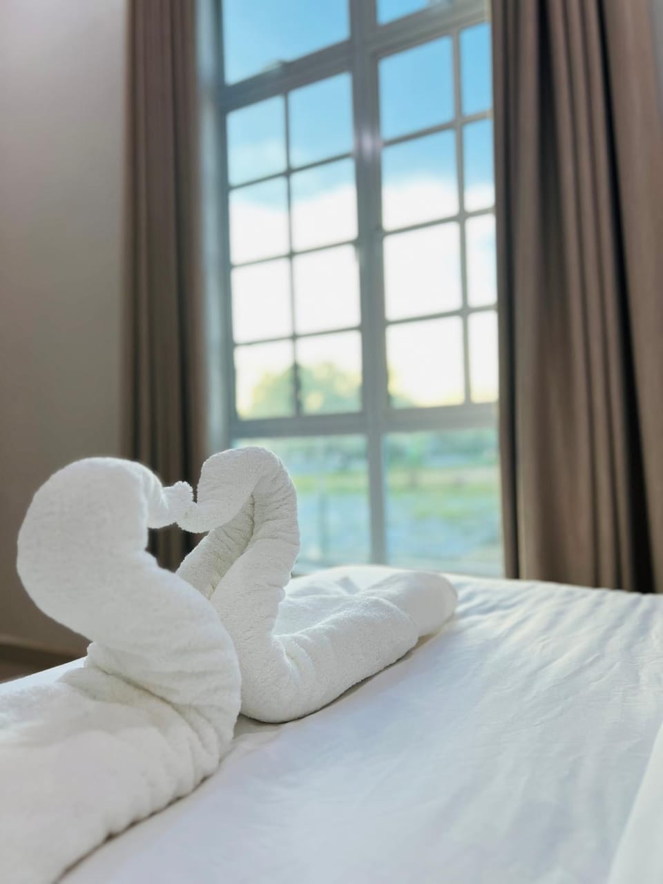 Bedroom, towels
