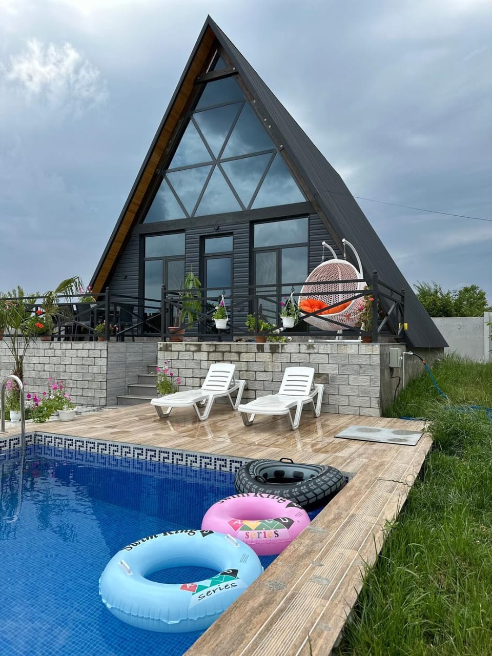 A-frame Oasis Bungalow Gabala Villa in Azerbaijan