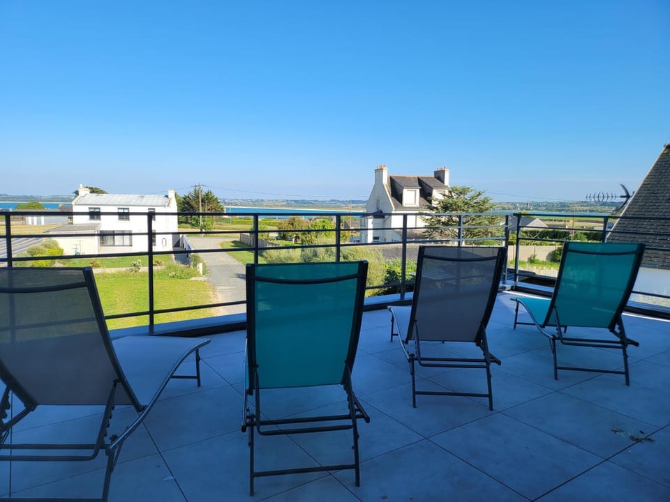 Day, View (from property/room), Balcony/Terrace, Sea view, sunbed