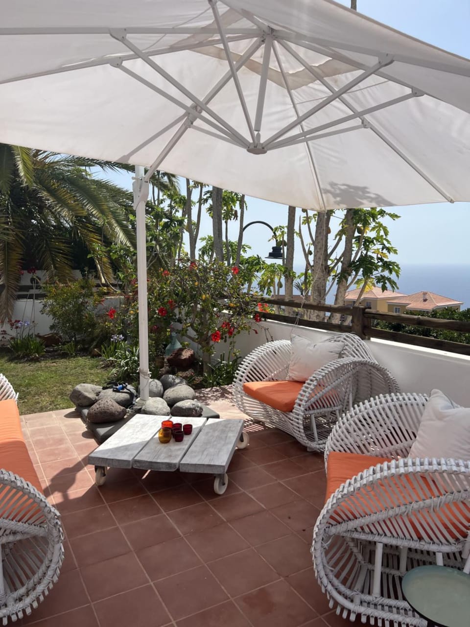 Balcony/Terrace, Pool view, Sea view