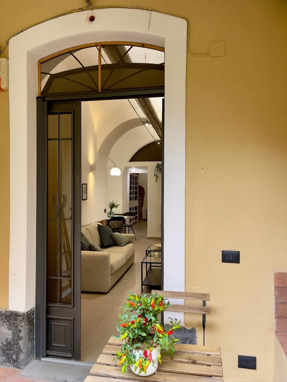 Patio, Living room, Photo of the whole room, Seating area