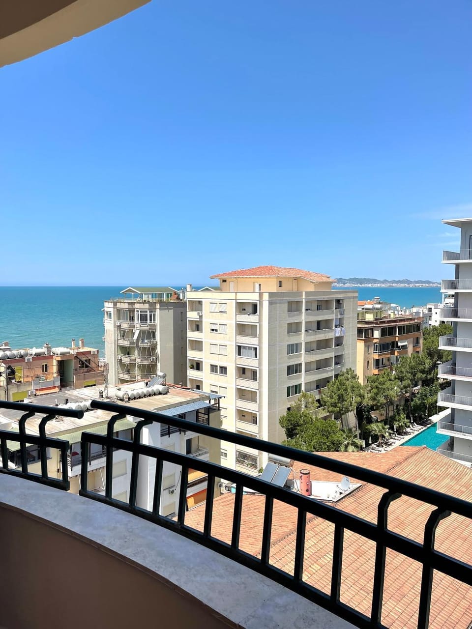 Balcony/Terrace, Pool view, Sea view